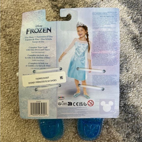Disney Frozen Elsa Shoes Dress Up Accessories - Picture 3 of 3